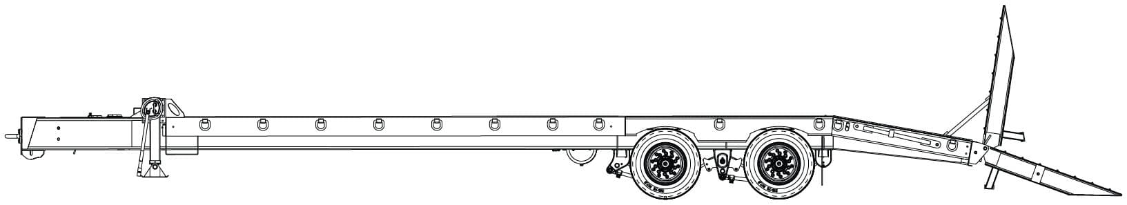 20 Ton Tag-A-Long Trailers Globe Trailer